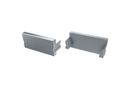 LED profile's TERRA endcap, silver, plastic, LUMINES PROF-TERRA-ENDCAP 5901854778815