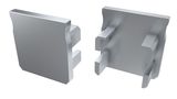 Endcap for LED profile LUMINES type Y, grey, without hole PROF-Ys-EDCAP-WOH 5901854775487