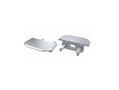 LED profiles Z endcap with hole, grey, LUMINES PROF-Z-ENDCAP