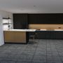 Aluminum profile with white cover for LED strip, golden, recessed INLINE MINI XL 2m INLINEM-XL-OP-2M-G 5908293403759