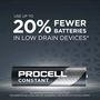 Alkaline Battery LR03 (AAA, MN2400) 1.5V 1222mAh PROCELL Constant Duracell R3A/DUR/PROC-C 5000394149199