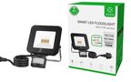 LED floodlight 230Vac 20W 1600lm 2700K - 6500K, CCT, with PIR sensor, IP44, smart Wi-Fi, app controllable, TUYA, WOOX R5113 8435606710312