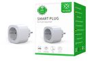 Smart socket Wi-Fi, 3680W, IP20, with schedule mode, white, WOOX R6080 8435350741563