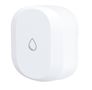 Smart ZigBee indoor wireless water leak sensor, CR2032, IP67, white, WOOX R7050 8435606701280