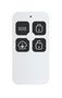 Smart ZigBee 2 MQTT remote control for wireless home security system, CR2032, white, WOOX R7054 8435606701136