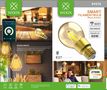 LED filament bulb E27, 230V, 6W, 650lm, 2700K, smart Wi-Fi, app controllable, TUYA, WOOX R9078 8435606703598