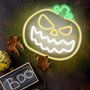 Neon LED Light ANGRY PUMPKIN orange-white + USB FPNE14  Forever Light RTV100274 5900495160737