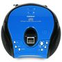 Portable stereo FM radio with CD player Blue / Black SCD-24 BLUE/BL 8711902028055