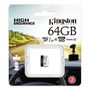 Memory Card micro SD 64GB Class 10 UHS-1 U1 A1 V10, High-Endurance SDCE/64GB