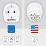 Travel adapter: Europe to USA 115V 15A SKROSS SKR/1500203 7640112215461; 7640166320050