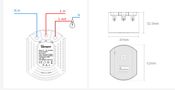 Wireless light dimmer 230Vac, 150W, TRIAC, Wi-Fi, Sonoff SONOFF-D1 6920075775716; 6920075779929