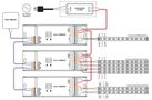 LED dimmer DALI, RGBW / CCT / MONO, 4x5A 12-36Vdc, Sunricher SR-2303P