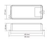 LED lighting controll systems receiver 12V - 48V 1X8A mono color, Easy-RF series Sunricher SR-2501NS 4772081002148