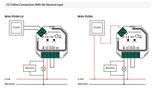 LED dimmer 100-240Vac, 200W TRIAC, works in MATTER network SR-MT9040A-S