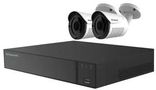 5MP CCTV KIT 4CH H265 DVR 2 BULLET 500GB KIT-4CH-H265-2BW-5-BP