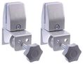 PANEL CLAMPS, TOP-EDGE MNT, SILVER PR APC04-S