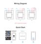 3 channel smart touch wall switch SONOFF, controlled by Wi-Fi, 240W/1 channel, 720W/total, 230VAC, Sonoff SONOFF-T0EU3C 6920075725230