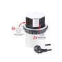 TETRA BOX aluminium, 3xSchuco + 2xUSB TETRABOX-4G2U-DE-01 5900652141005