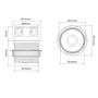 TETRA BOX aluminium, 3xSchuco + 2xUSB TETRABOX-4G2U-DE-01 5900652141005