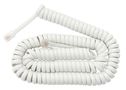 Corded Handset Cable RJ9/RJ10-RJ9/RJ10 (4P4C) 2m, White TF-SP2W 5900804012498; 5901436719212