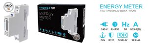 Energy meter, 1-phase, DIN, CT 50A, with MID certificate, Thorgeon THORGEON-01005 4751029890801