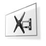 Full Motion TV Wall Mount | 23 - 55 " | Maximum supported screen weight: 30 kg | Tiltable | Rotatable | Minimum wall distance: 48 mm | Maximum wall distance: 410 mm | 3 Pivot point(s) | Steel | Black TVWM5530BK 5412810268856