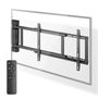 Motorised TV Wall Mount | 32 - 75 " | Maximum supported screen weight: 50 kg | Rotatable | Minimum wall distance: 56 mm | Remote controlled | ABS / Steel | Black TVWM5860BK 5412810450565