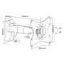 Wall Mount Full Motion TV 23-43" (max 30kg) UCH0042A 4040849518942; 5901436727040