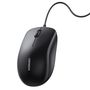 Wired USB Optical Mouse 1200 DPI, Black UGREEN/90789