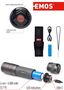 LED RECH. FLASHLIGHT ULTIBRIGHT 90 1200lm rechargable 5000mAh, EMOS P3190 8592920089798