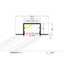LED profile VARIO30-05, recessed, 2m, TOPMET PROF-VARIO30-05-2Ms 5901597240198