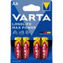Alkaline Battery AA 1.5 V Max Tech 4-Blister VARTA-4706/4B 4008496105946