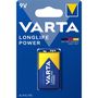 Alkaline Battery 9 V High Energy 1-Blister VARTA-4922/1 4008496559862