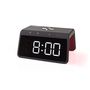 Alarm clock with wireless charging | Qi certified | 5 / 7.5 / 10 / 15 W | USB-A Male | Night Light | 2 Alarm Times | Snooze function WCACQ30BK 5412810405183