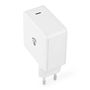 Wall Charger | 100 W | GaN | PD3.0 100W / PD3.0 30W / PD3.0 45W / PD3.0 60W / PD3.0 65W | 3.0 / 5.0 A | Number of outputs: 1 | USB-C™ | Automatic Voltage Selection | White WCGPD100W100WT 5412810397679