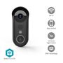 SmartLife Video Doorbell | Transformer | Full HD 1080p | Cloud Storage (optional) / microSD (not included) / Onvif | IP54 | With motion sensor | Night vision | Black WIFICDP11BK 5412810470006
