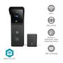 SmartLife Video Doorbell | Battery Powered | 3MP Full HD 1296p | Cloud Storage (optional) / microSD (not included) | IP44 | With motion sensor | Night vision | Black WIFICDP21BK 5412810470013