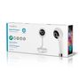 Smart wireless Wi-Fi video camera 2MP (1080P), two way audio, IR night vision 5m, white, Nedis Smart Life WIFICI11CWT 5412810306053