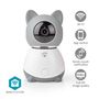 SmartLife Indoor Camera | Full HD 1080p | Pan tilt | Cloud Storage (optional) / microSD (not included) | With motion sensor | Night vision | Grey / White WIFICI30CGY 5412810331055