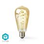 SmartLife LED Filament Bulb | Wi-Fi | E27 | 360 lm | 4.9 W | Warm to Cool White | 1800 - 6500 K | Glass | Android™ / IOS | ST64 | 1 pcs WIFILRT10ST64 5412810335374