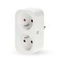 SmartLife Smart Plug | Wi-Fi | IP21 | Power meter | 3680 W | Type E (CEE 7/6) | 0 - 55 °C | Android™ / IOS | White | 1 pcs WIFIP141EWT 5412810448326