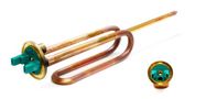 Boiler flange heating element M6 1500W curved WP-152125