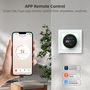 Smart thermostat for water heating floor valves control, rotary, Wi-Fi, TUYA WT20R-WH-3A-W 6976037362494