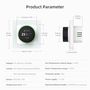 Smart thermostat for water heating floor valves control, rotary, Wi-Fi, TUYA WT20R-WH-3A-W 6976037362494