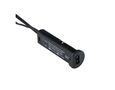 LED controller 12-24Vdc, 2A, with IR sensor, for furtiture, Ø14mm, two functions, black WYL-IR-S01-24W