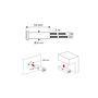 LED controller 12-24Vdc, 2A, with IR sensor, for furtiture, Ø14mm, two functions, black WYL-IR-S01-24W