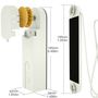 Window roller blind smart controller, with battery and solar panel, rechargable, ZigBee TUYA / Smart Life ZC-LS-EU-MS 6974246474885