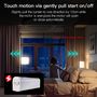 Smart curtain track set with electric motor, up to 4.2m with remote, ZigBee TUYA ZC-PJ420-EU-EN