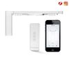 Smart curtain track set with electric motor, up to 4.2m with remote, ZigBee TUYA ZC-PJ420-EU-EN