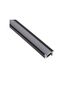 Aluminum profile with white cover for LED strip, black, recessed, cormer, ZENOLINE, 2m ZENOLINE-OP-2M-B 5908293400185